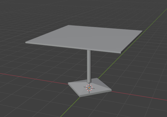 simple table set Free 3D print model_2