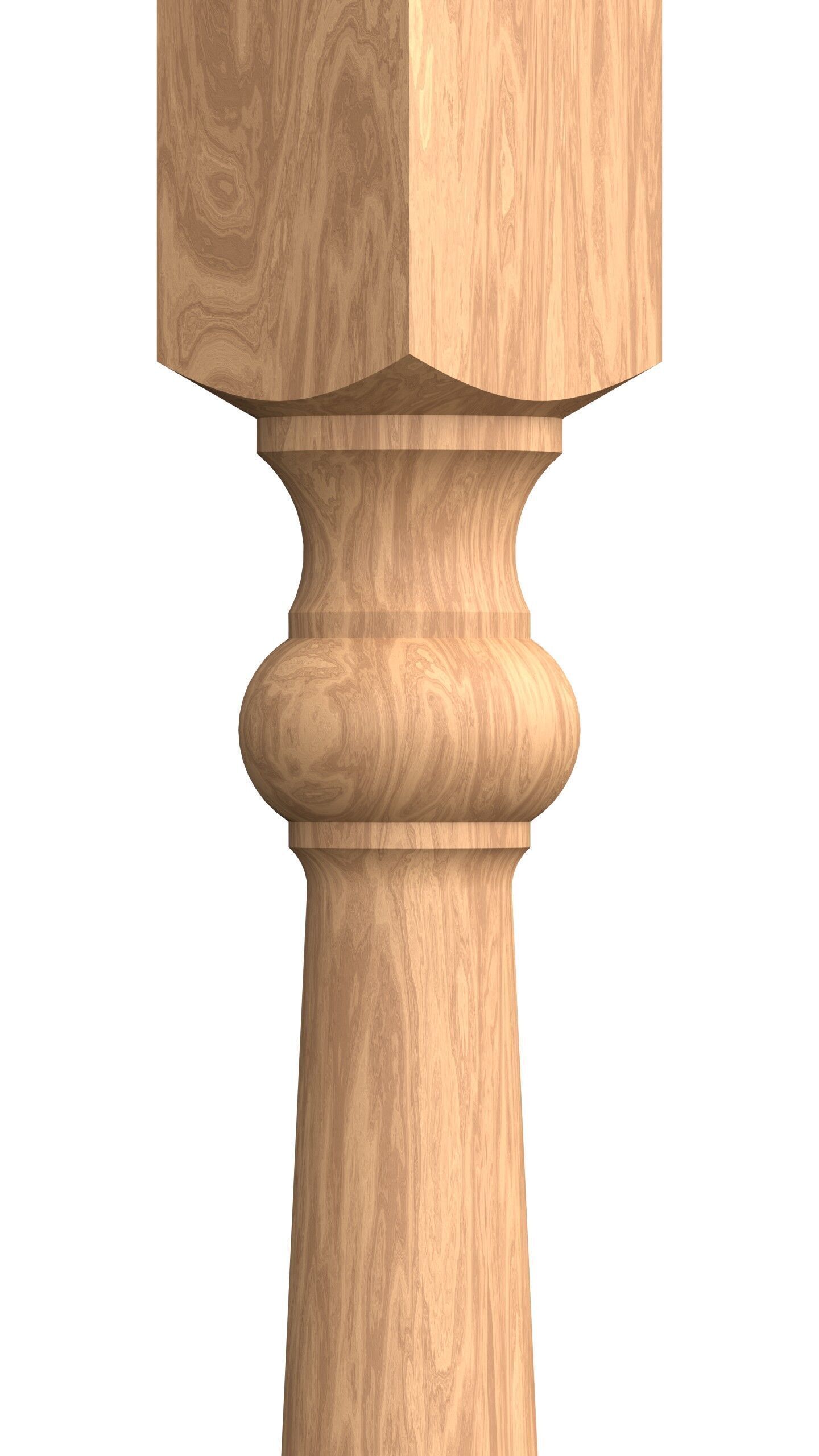 Stair baluster 01 3D print model_5