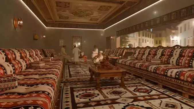 Traditional  Arabic Living Room