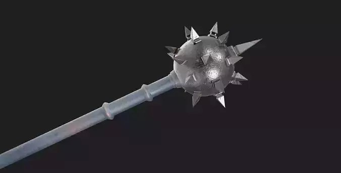 mace - Game ready 3D model - Medieval weapon