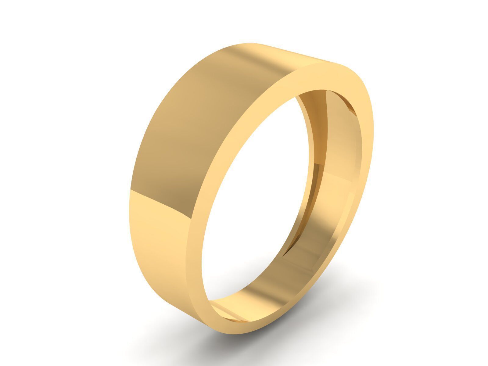 Collection of simple rings suitable for engraving 3D print model_6