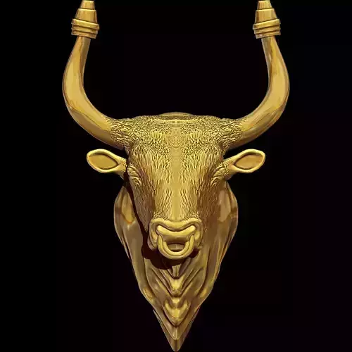 Bull Pendant  3D print model