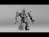 001641 Mecha Gorilla Warrior 3D Character for Printing V1 Free 3D print model_1