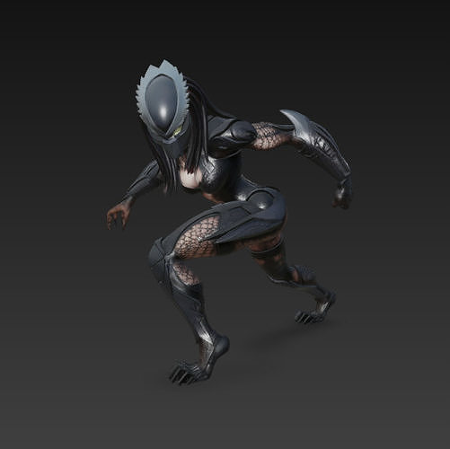 Female Predator Free 3D print model