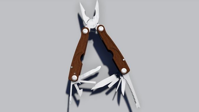 multi-tool pocket knife 3D print model