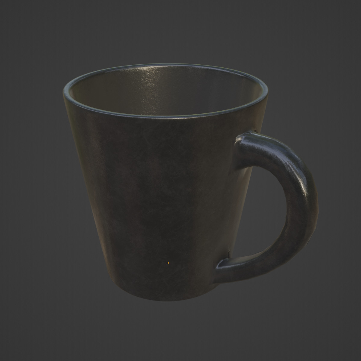 Coffee Mug 01 Low-poly 3D model_6