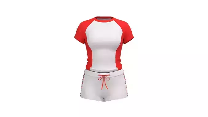 Female Tshirt And Short