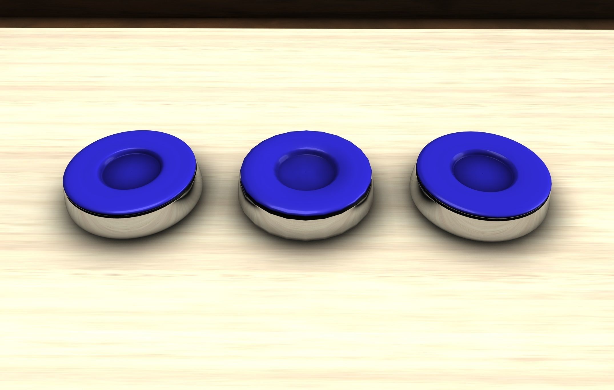 Shuffleboard Low Poly table Low-poly 3D model_3