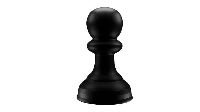 Chess Pawn 3D model 3D model