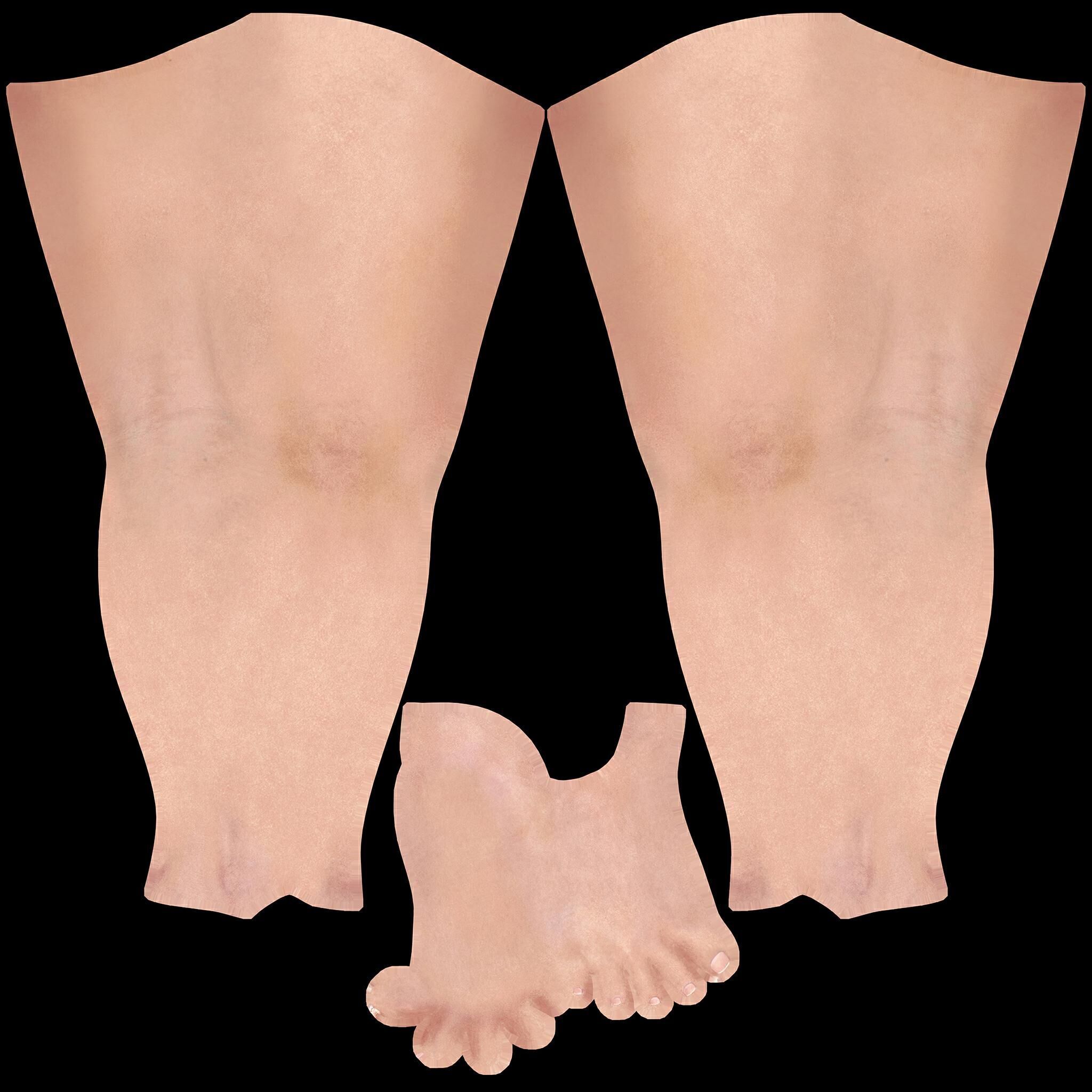 woman dress rigged model  3D model_17