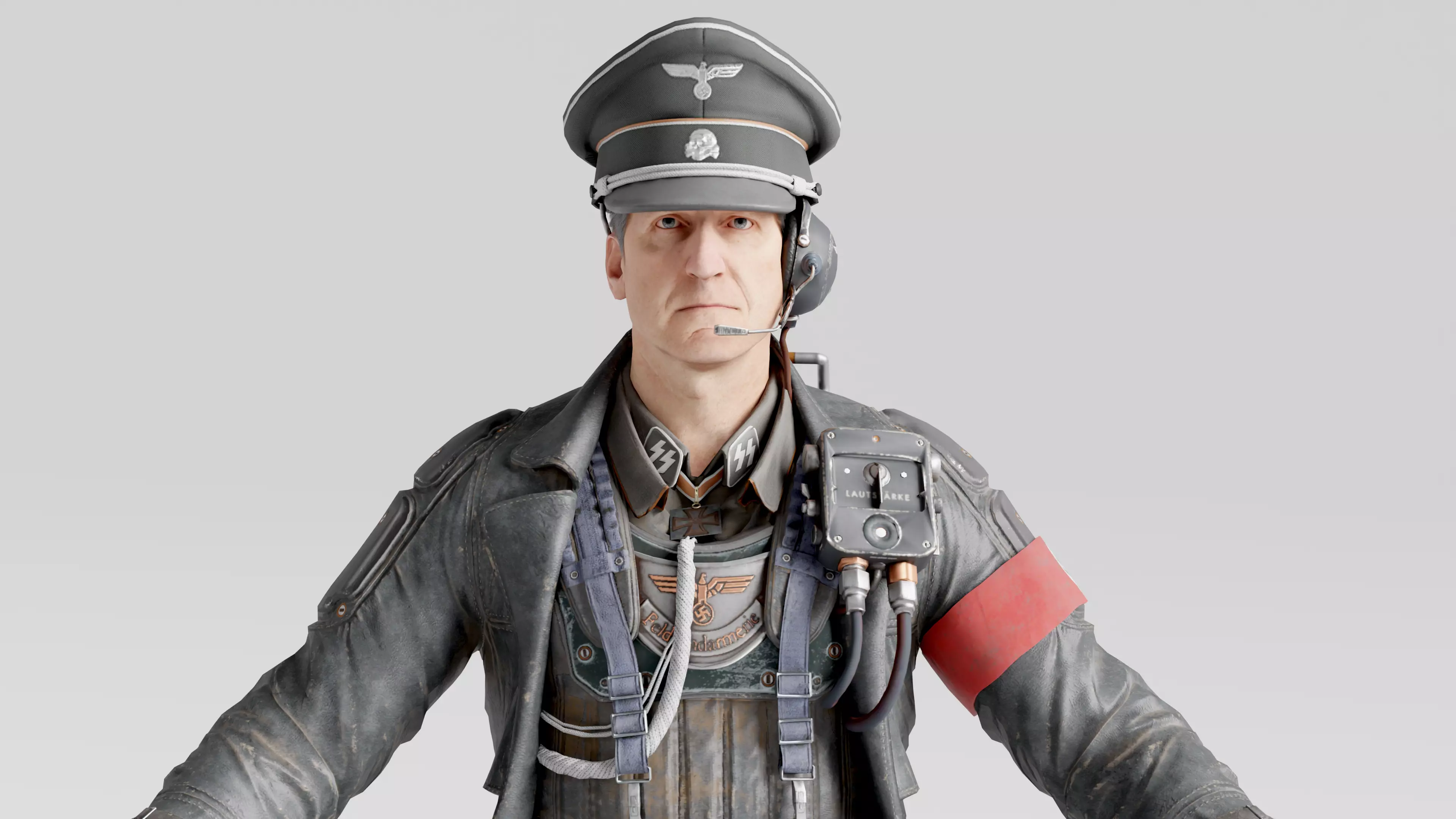 Commander NC Wolfenstein Inspired 3D model_1
