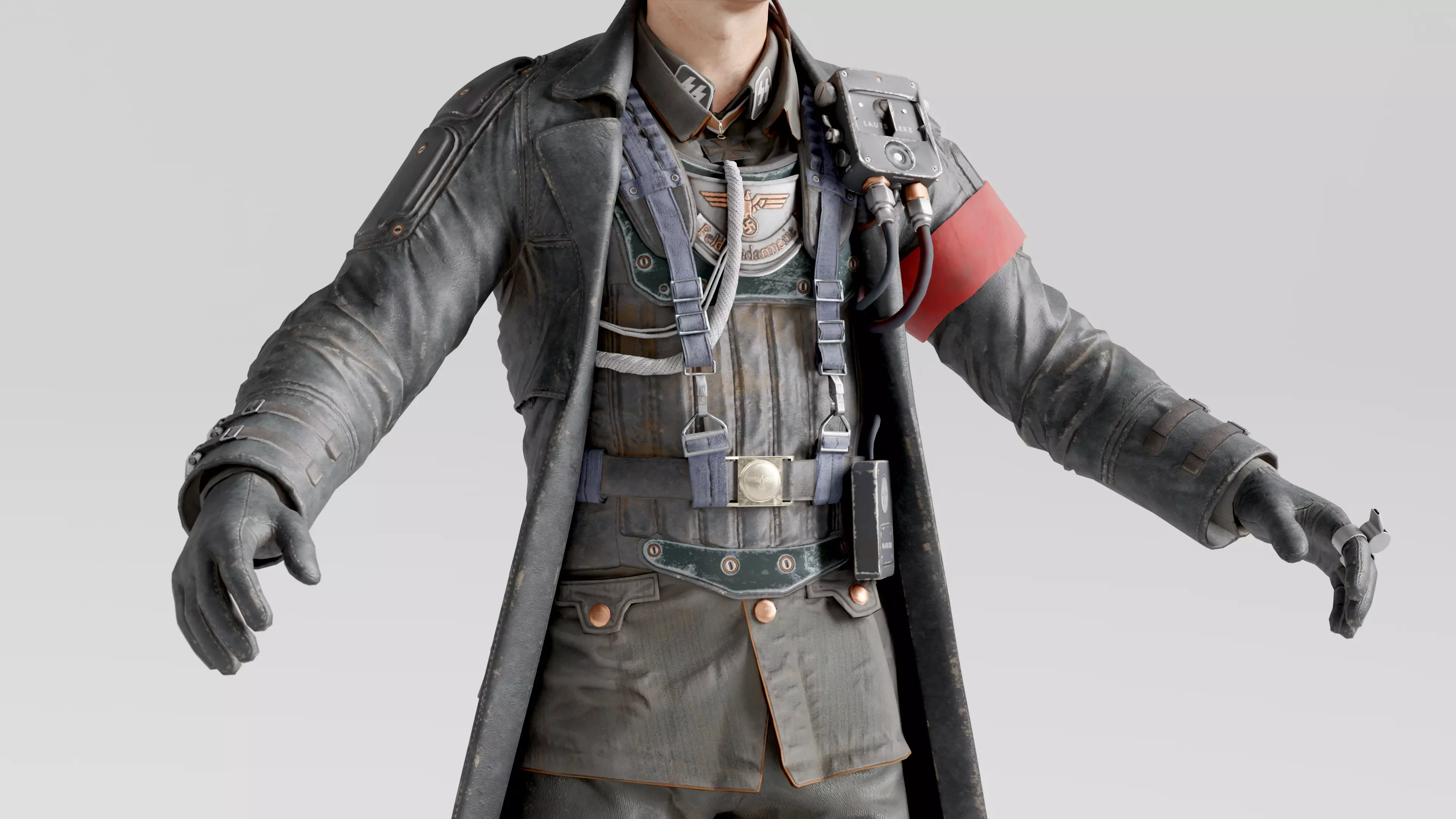 Commander NC Wolfenstein Inspired 3D model_3