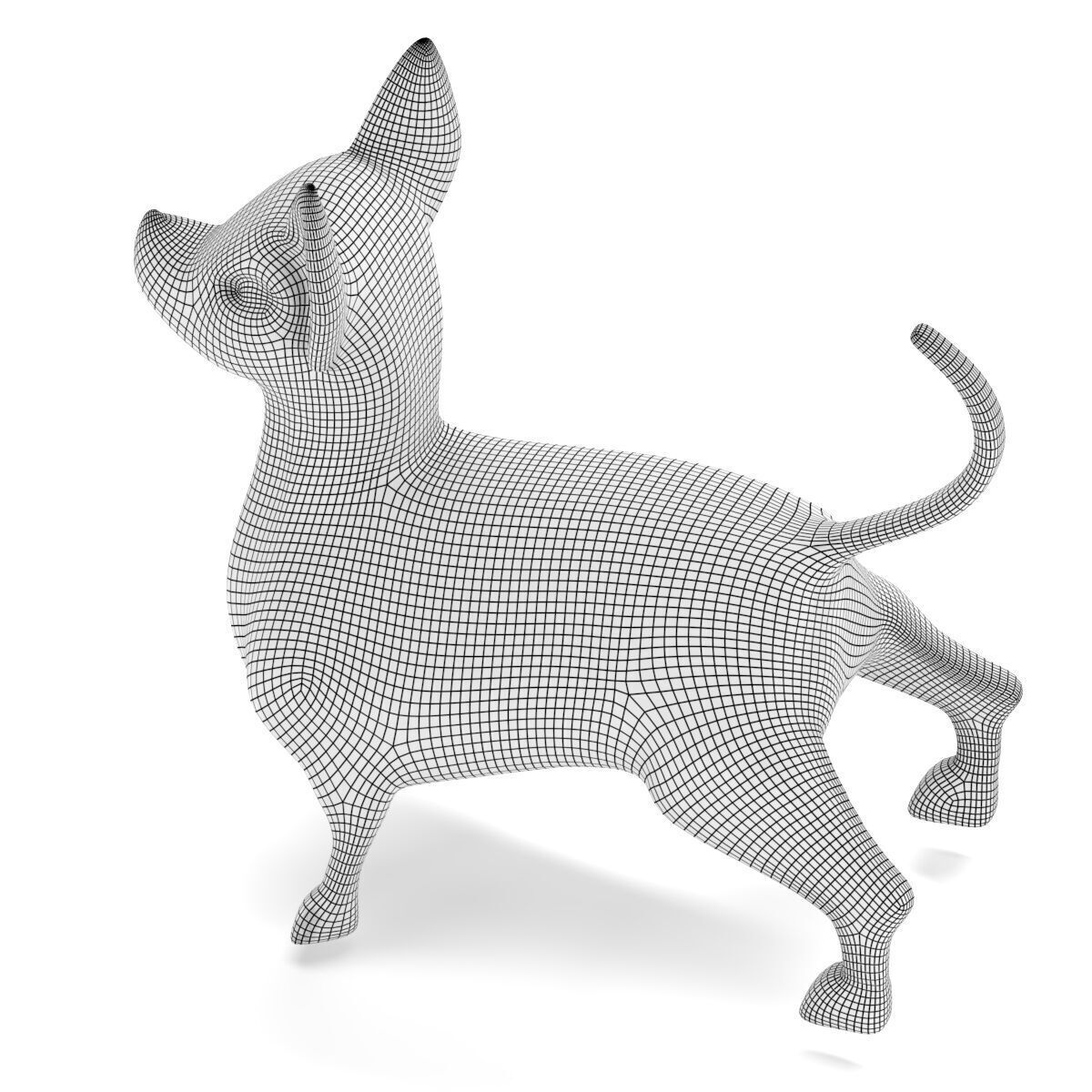Alebrije Chihuahua Dog 3D model_5
