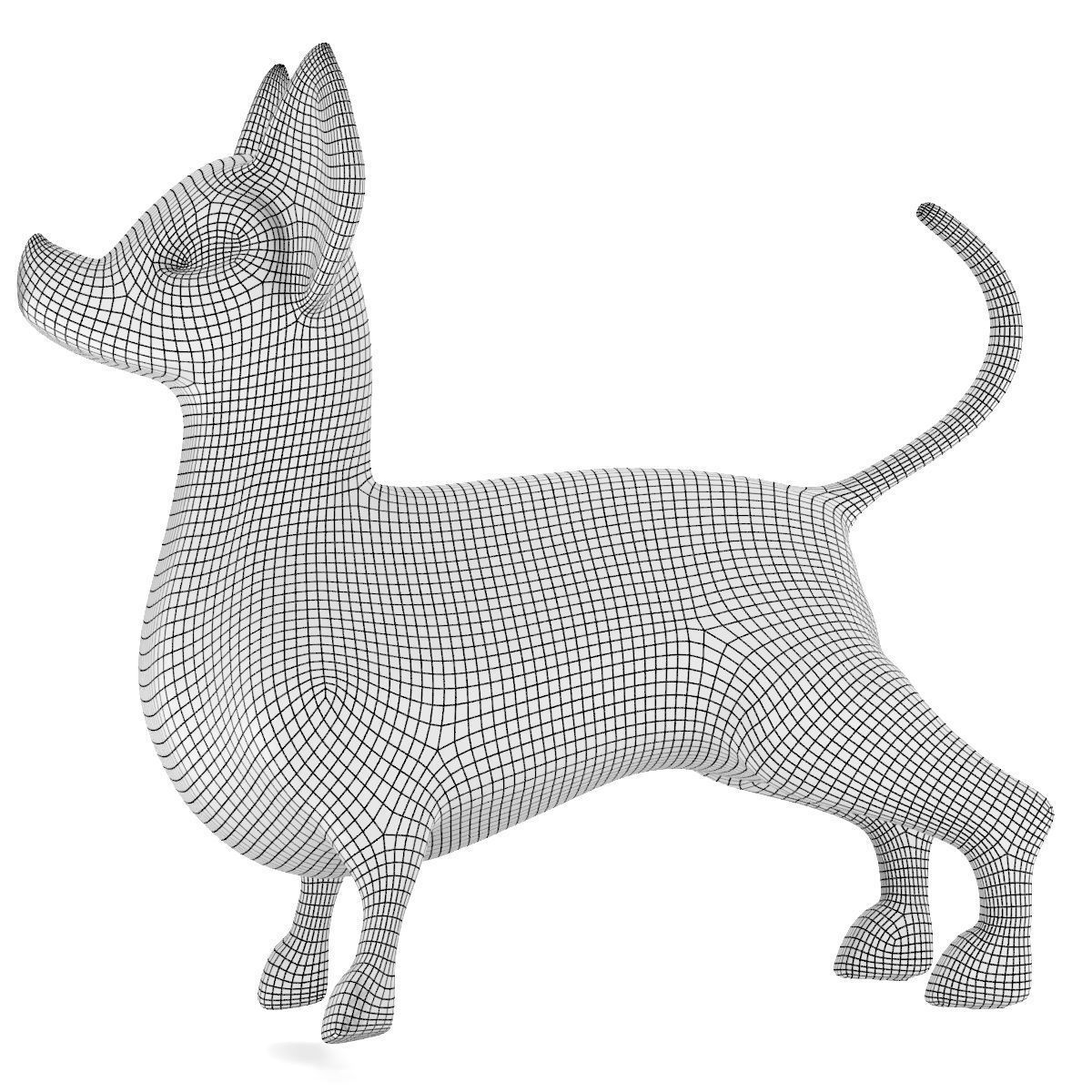 Alebrije Chihuahua Dog 3D model_4