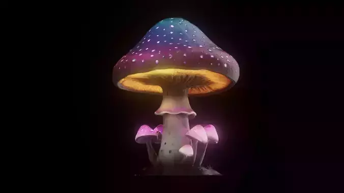 Fantasy Magical Mushroom 