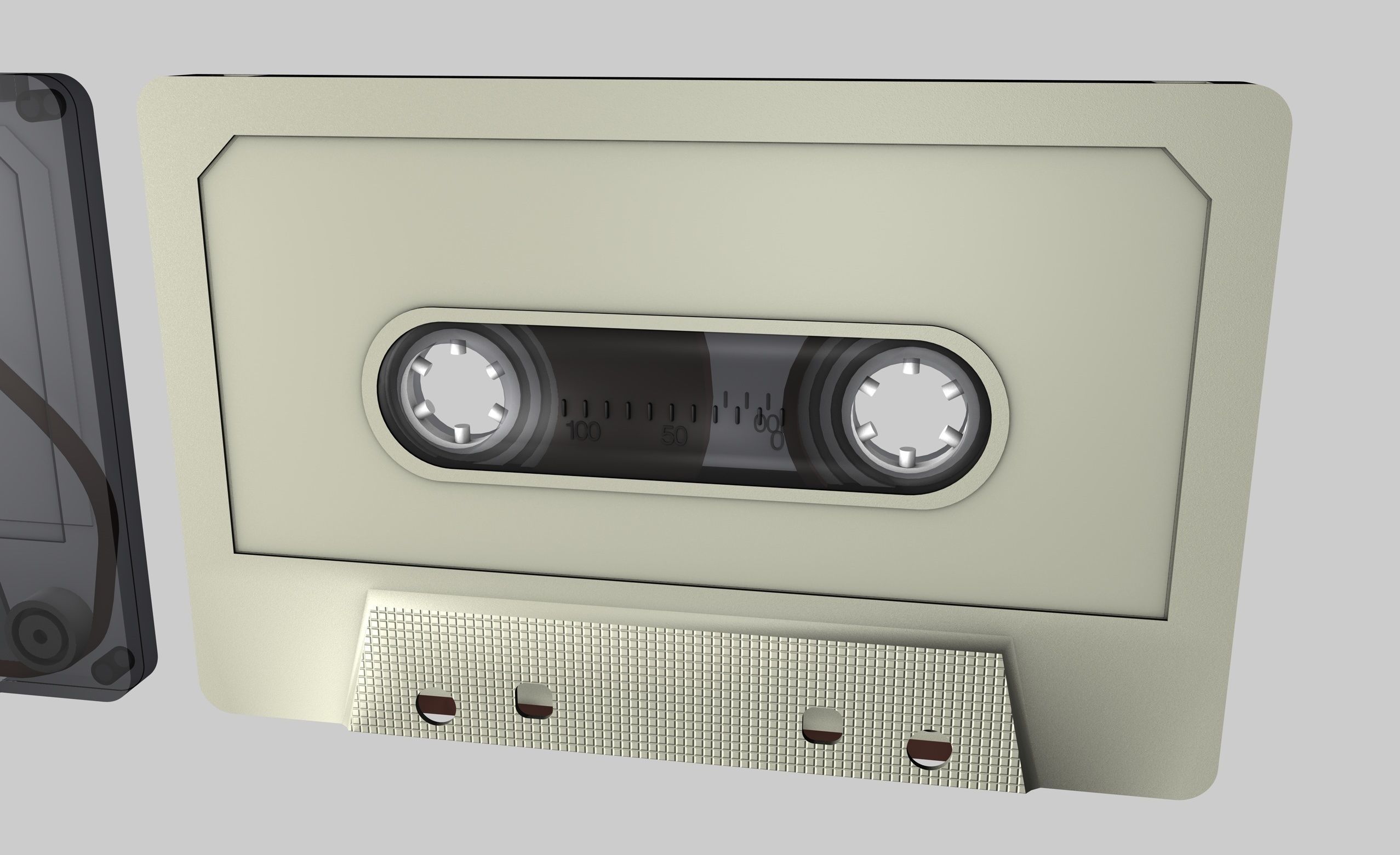 Cassette Tape Models 3D model_4