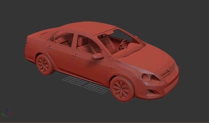 Toyota Corolla 2010 3D print model