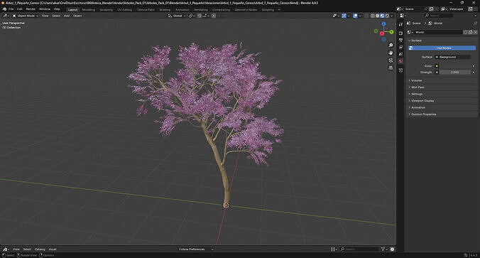 Paquete de Arboles Estilizados 3D 3 Modelos con 4 Variaciones P1 3D model