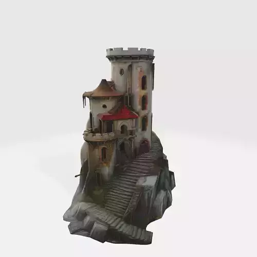 medieval castle tower 1 3D print model medieval castle tower 1 3D print model