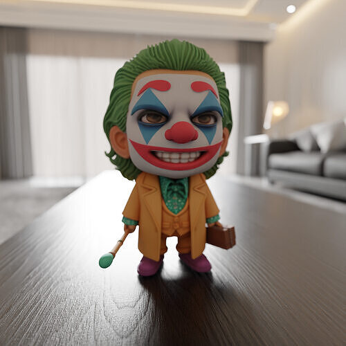 chibi joker 3D print model