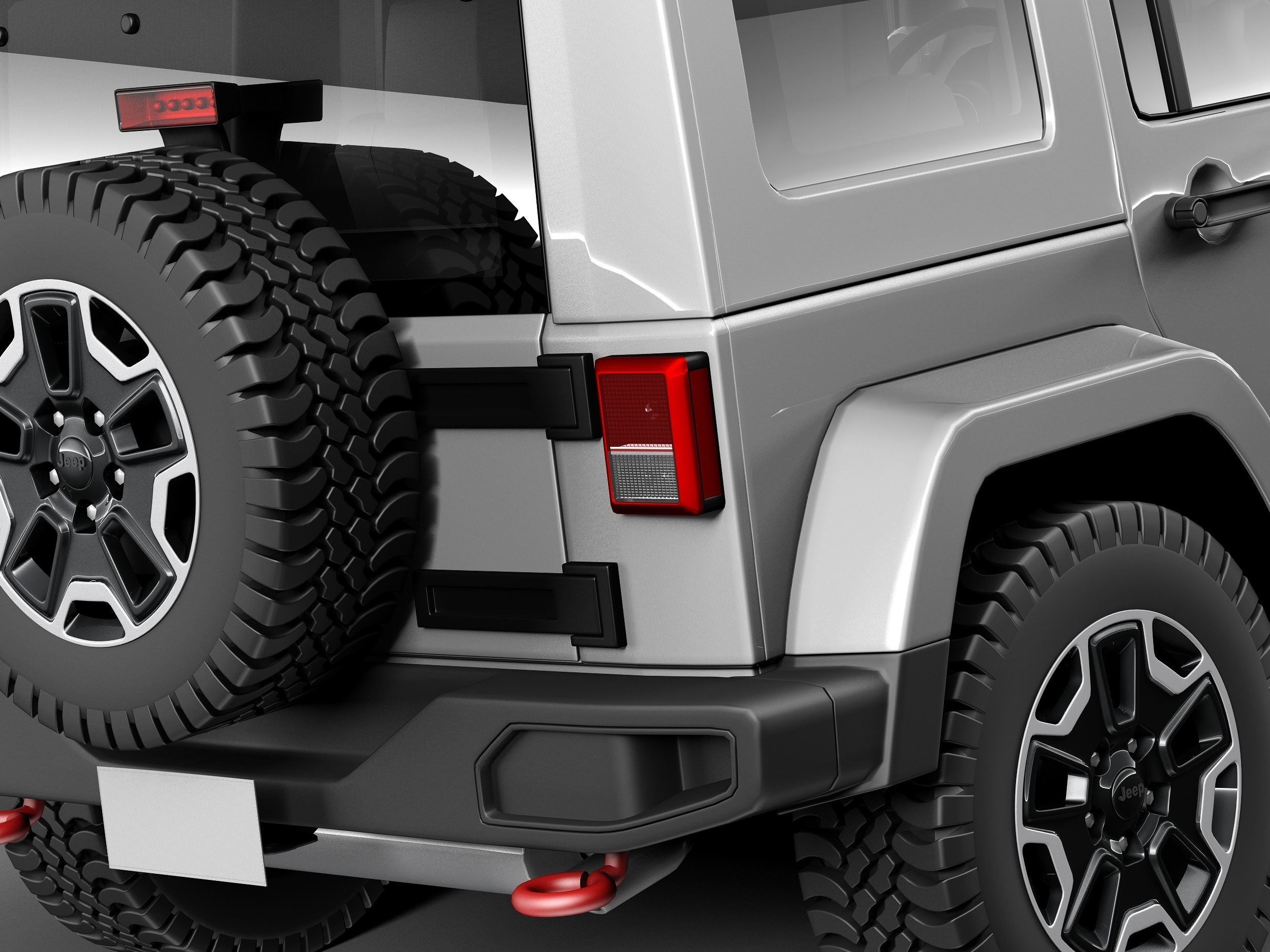 Jeep Wrangler Rubicon 2014 3D model_3