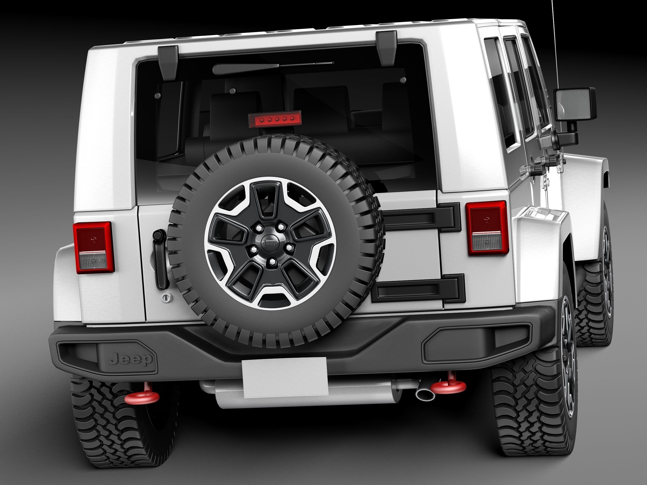 Jeep Wrangler Rubicon 2014 3D model_5