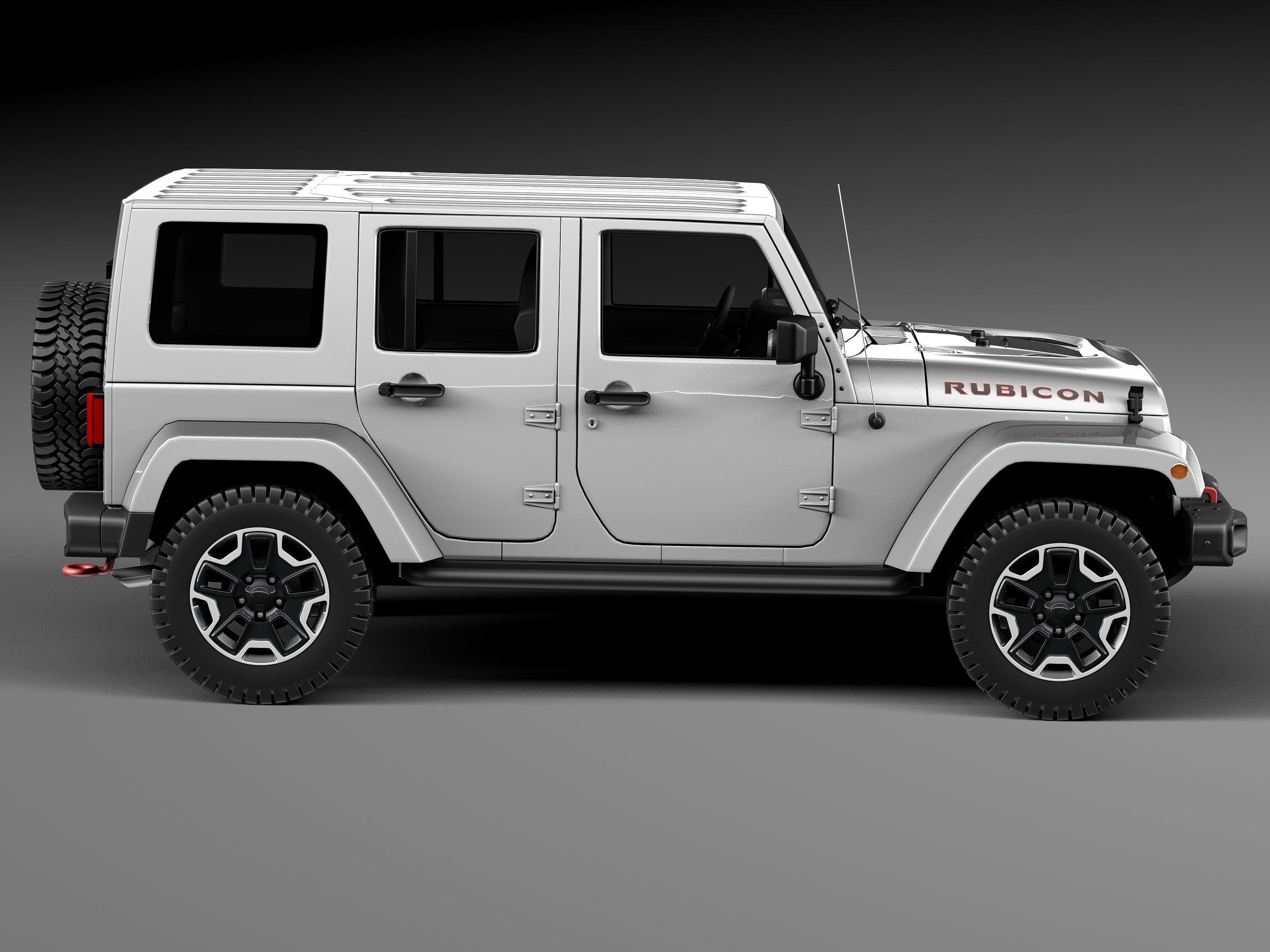 Jeep Wrangler Rubicon 2014 3D model_6