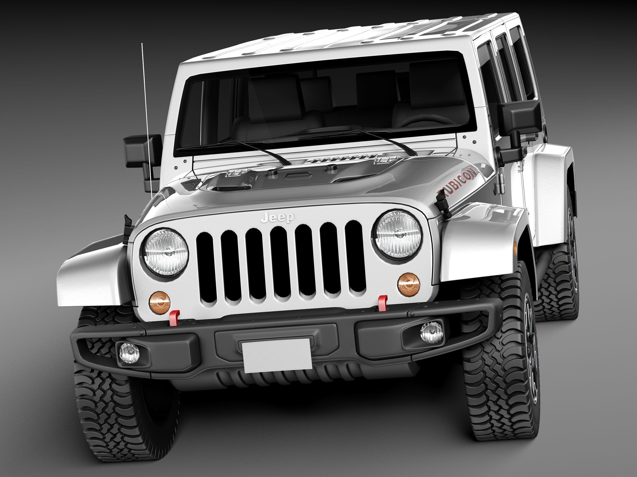Jeep Wrangler Rubicon 2014 3D model_1