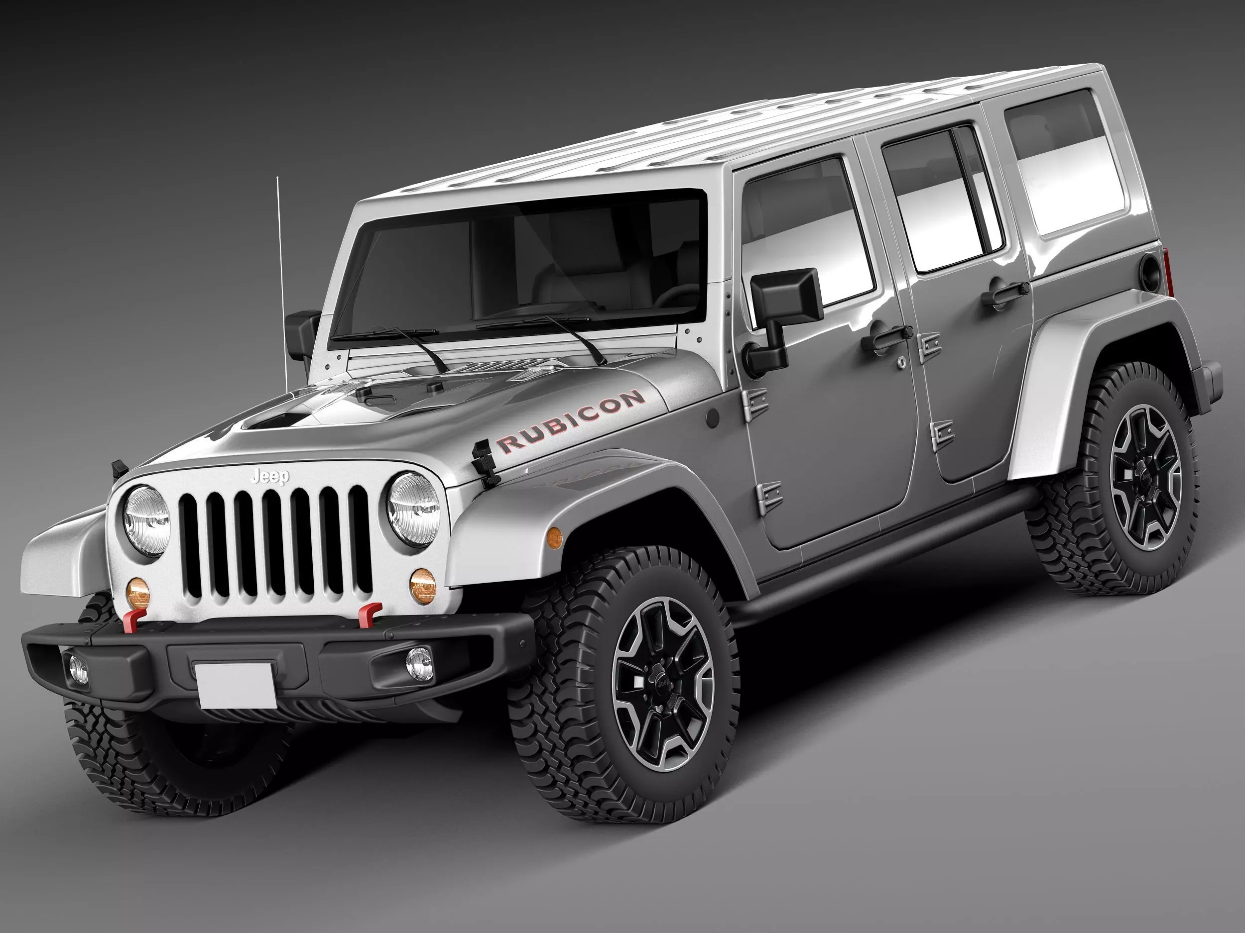 Jeep Wrangler Rubicon 2014 3D model_0