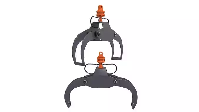 forest crane  3D model
