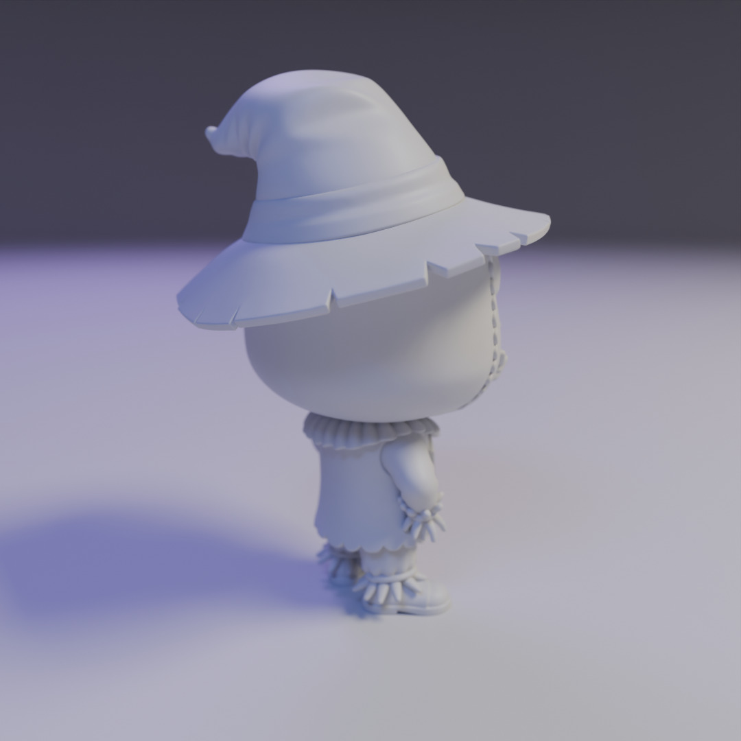 Chibi Scarecrow 3D print model_13