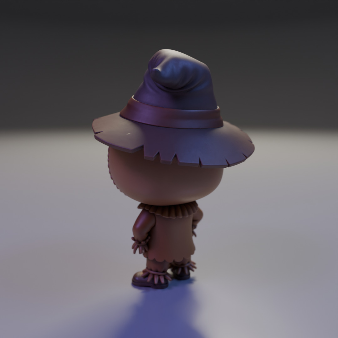 Chibi Scarecrow 3D print model_12