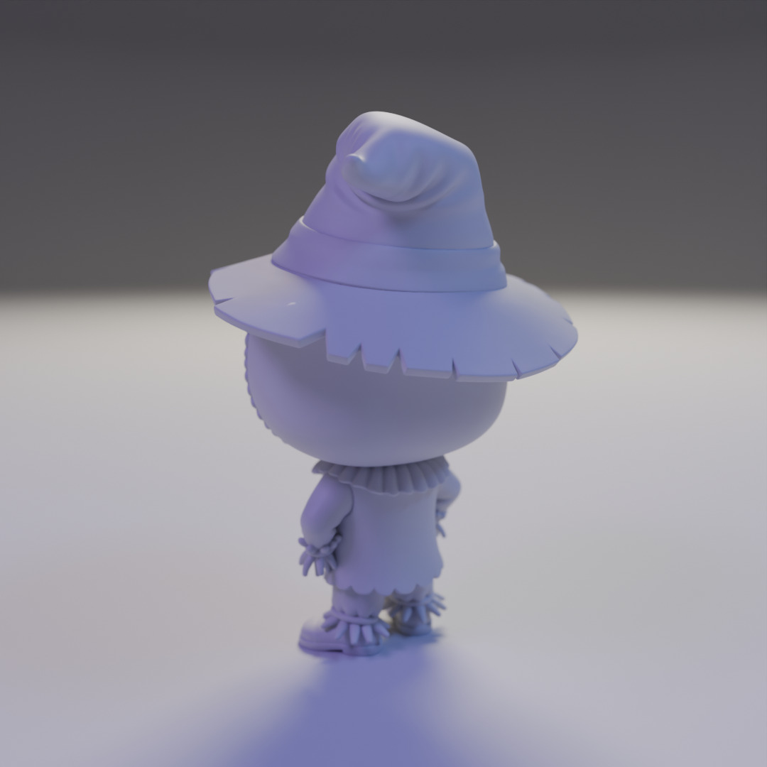 Chibi Scarecrow 3D print model_11