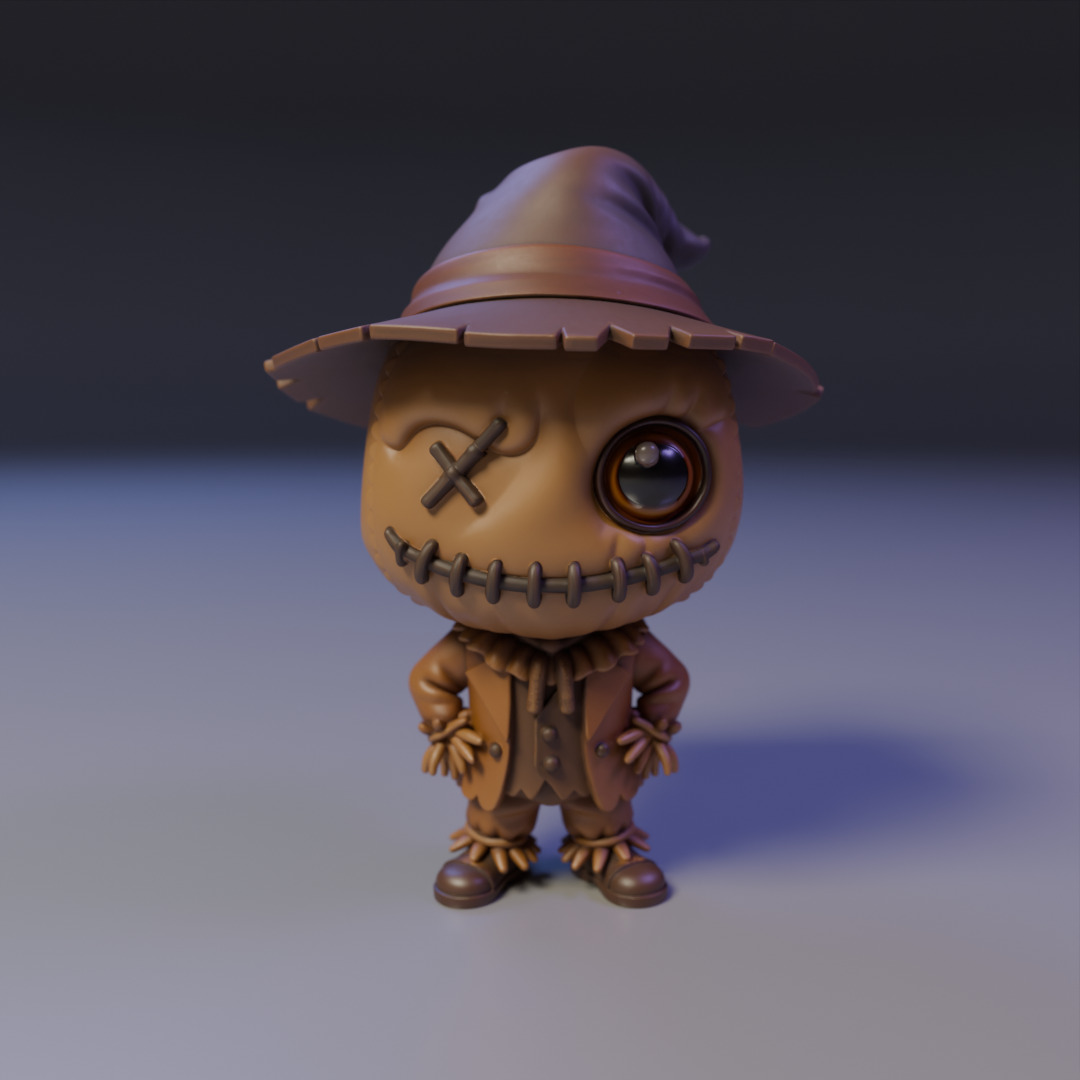 Chibi Scarecrow 3D print model_16