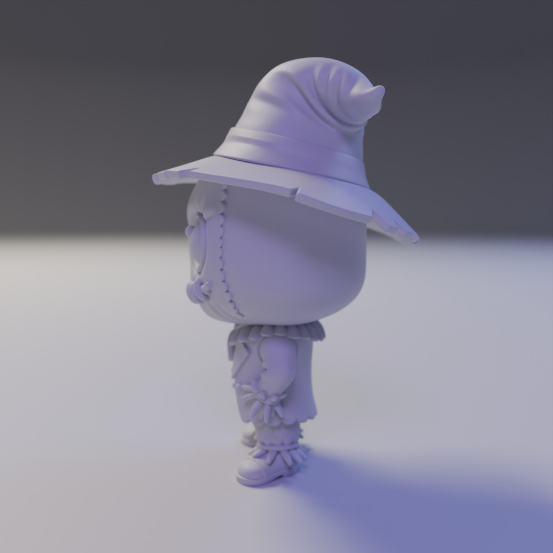 Chibi Scarecrow 3D print model_3