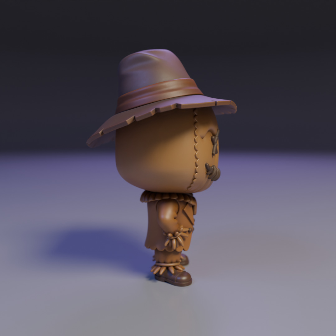Chibi Scarecrow 3D print model_2