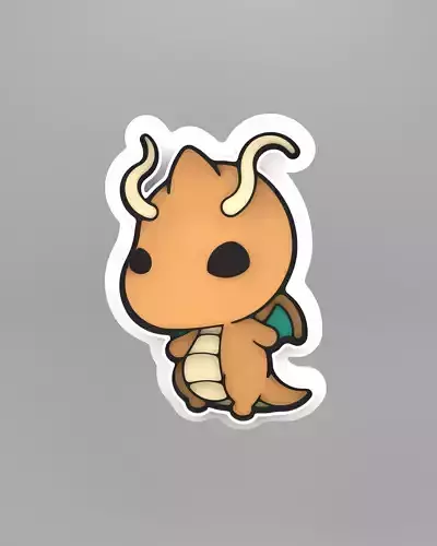 Dragonite Pokemon Cookie cutter