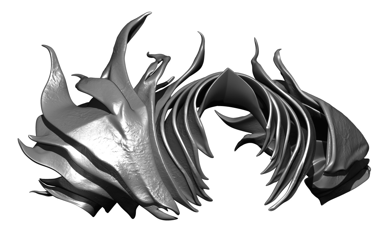 HEOLSTOR COSPLAY GORGET And Pauldrons STL Model Print Fan Art 3D print model_2