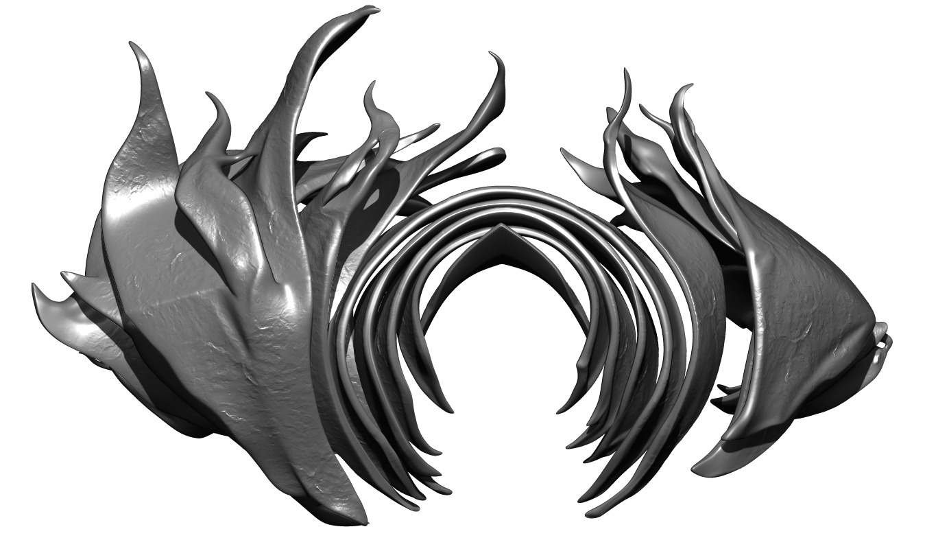 HEOLSTOR COSPLAY GORGET And Pauldrons STL Model Print Fan Art 3D print model_3