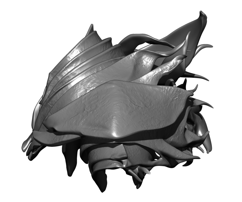 HEOLSTOR COSPLAY GORGET And Pauldrons STL Model Print Fan Art 3D print model_6