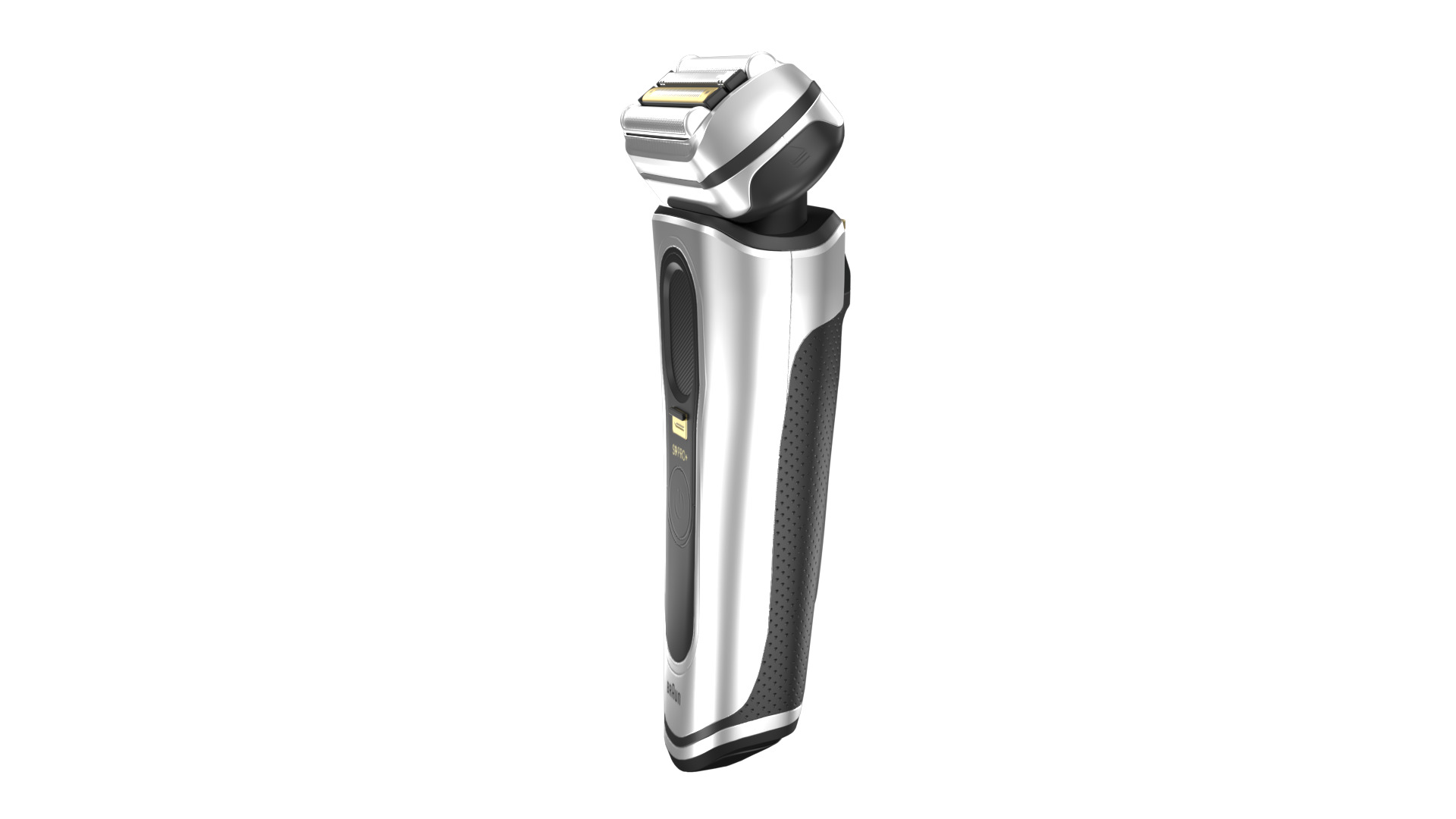 Electric Shaver Mud Silver 3D model_15