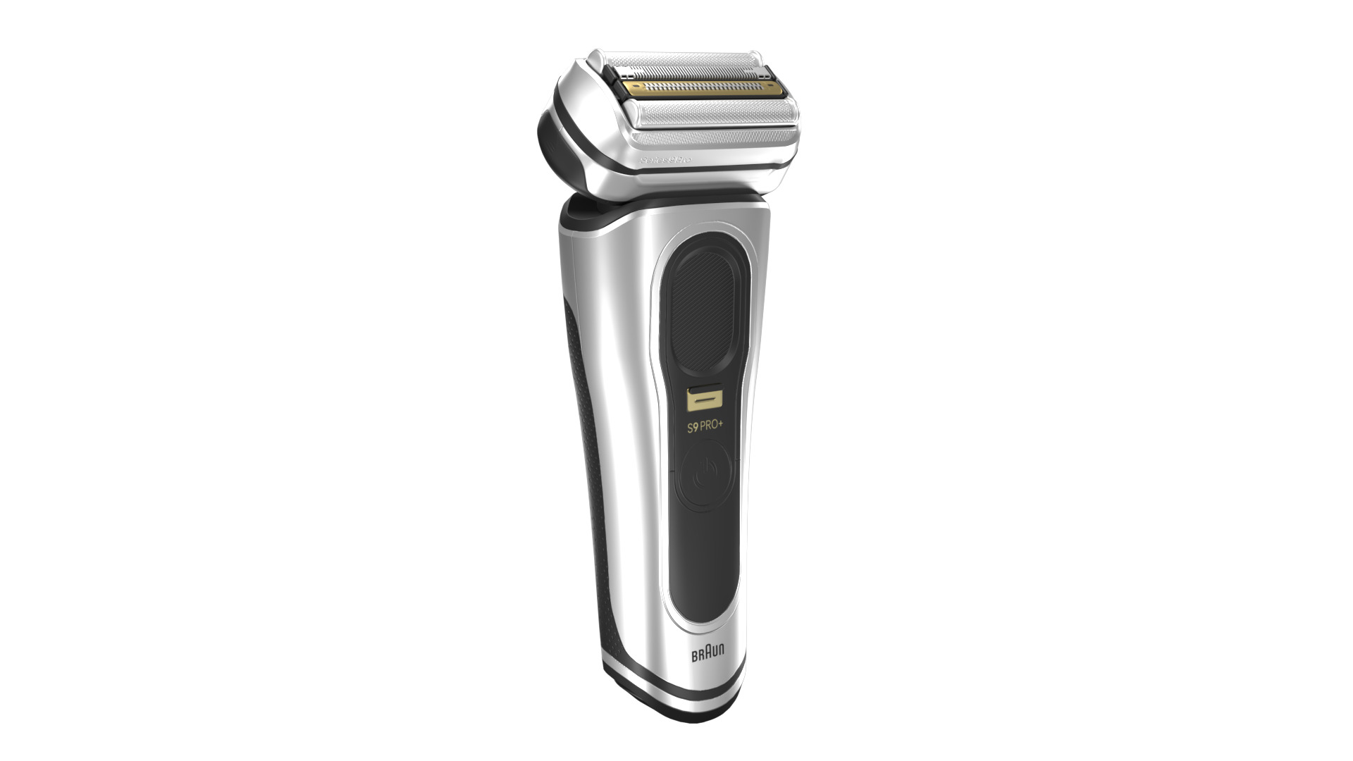 Electric Shaver Mud Silver 3D model_9