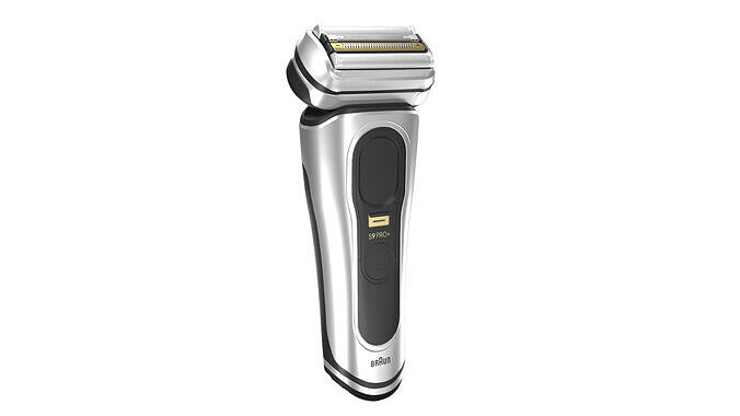 Electric Shaver Mud Silver 3D model