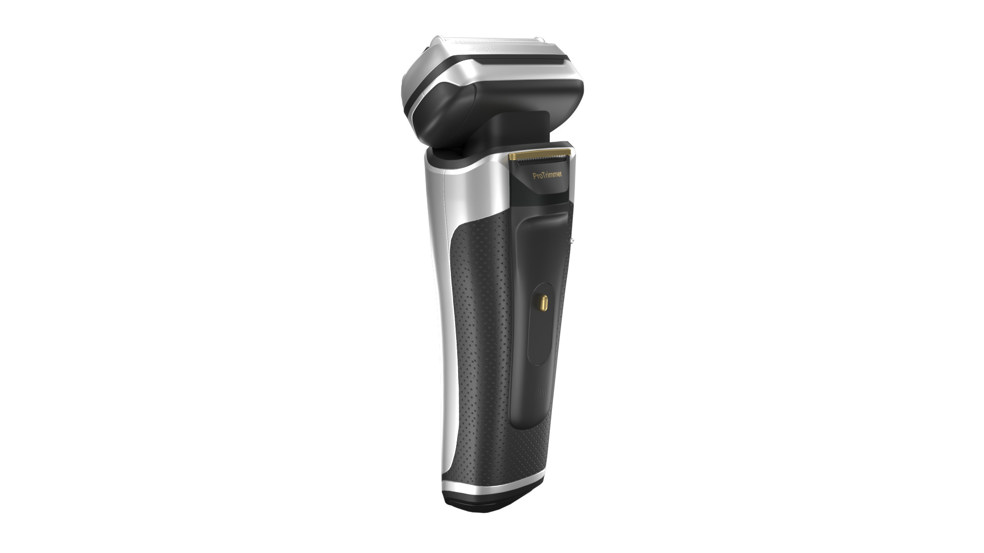 Electric Shaver Mud Silver 3D model_1