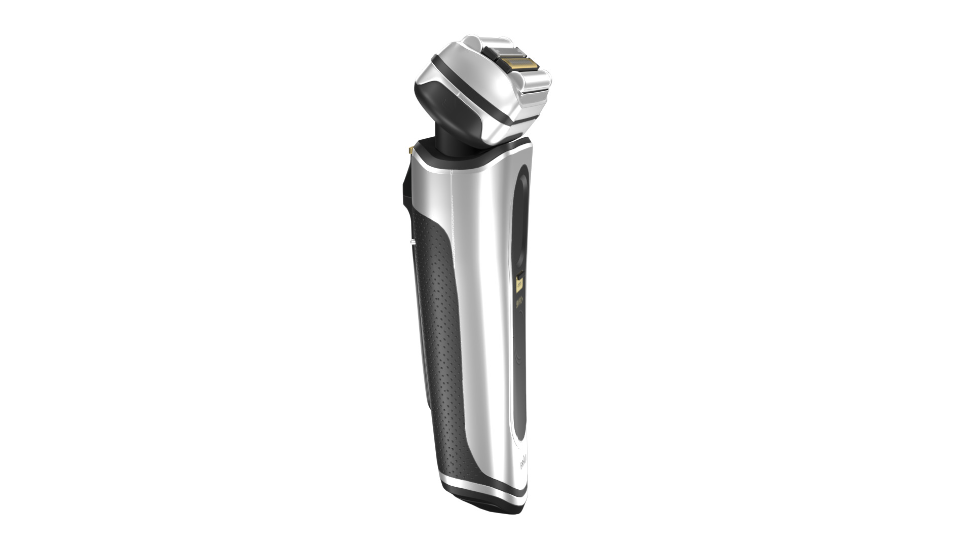 Electric Shaver Mud Silver 3D model_7
