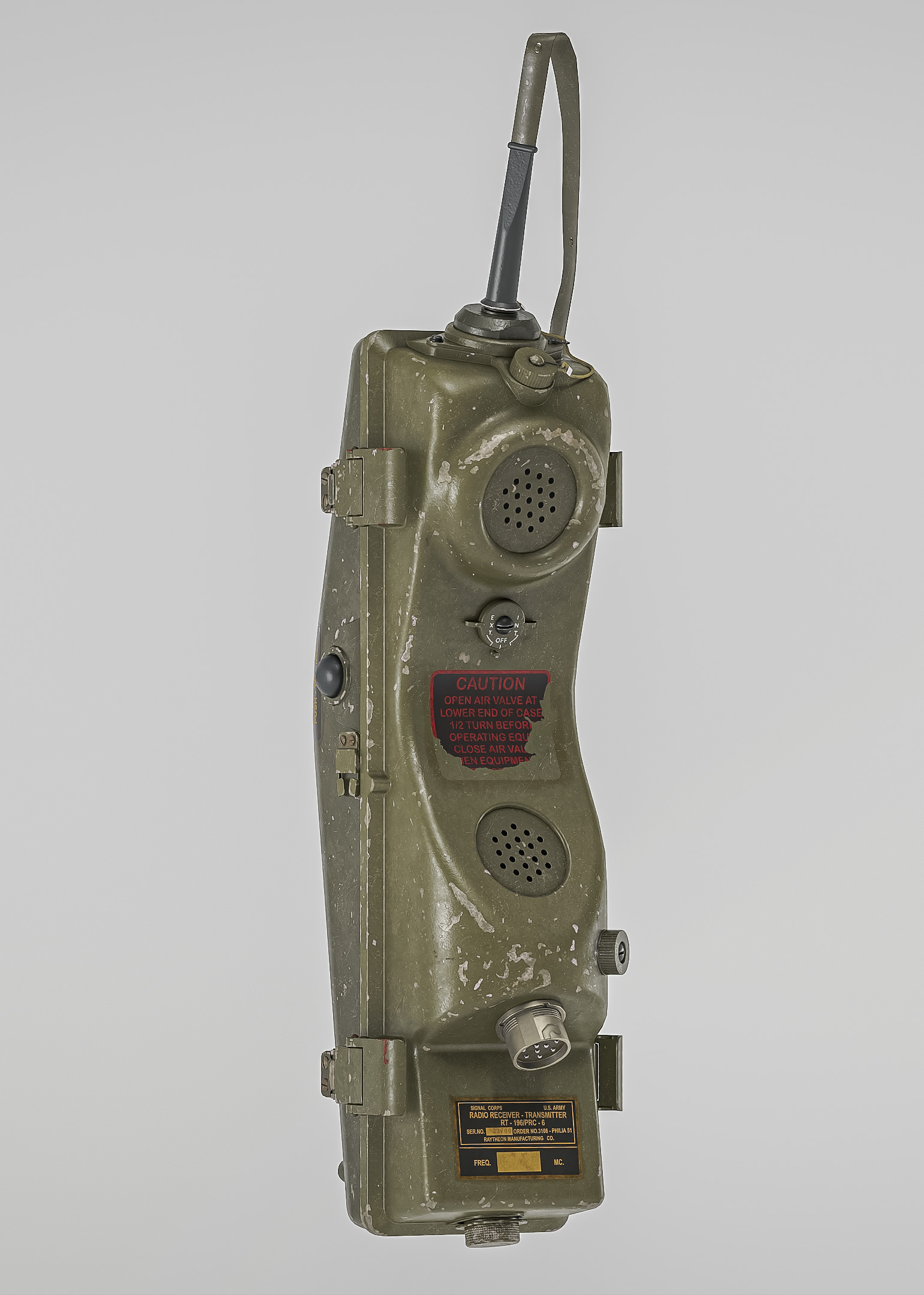 3D model RT-196 PRC-6 Radio VR / AR / low-poly | CGTrader