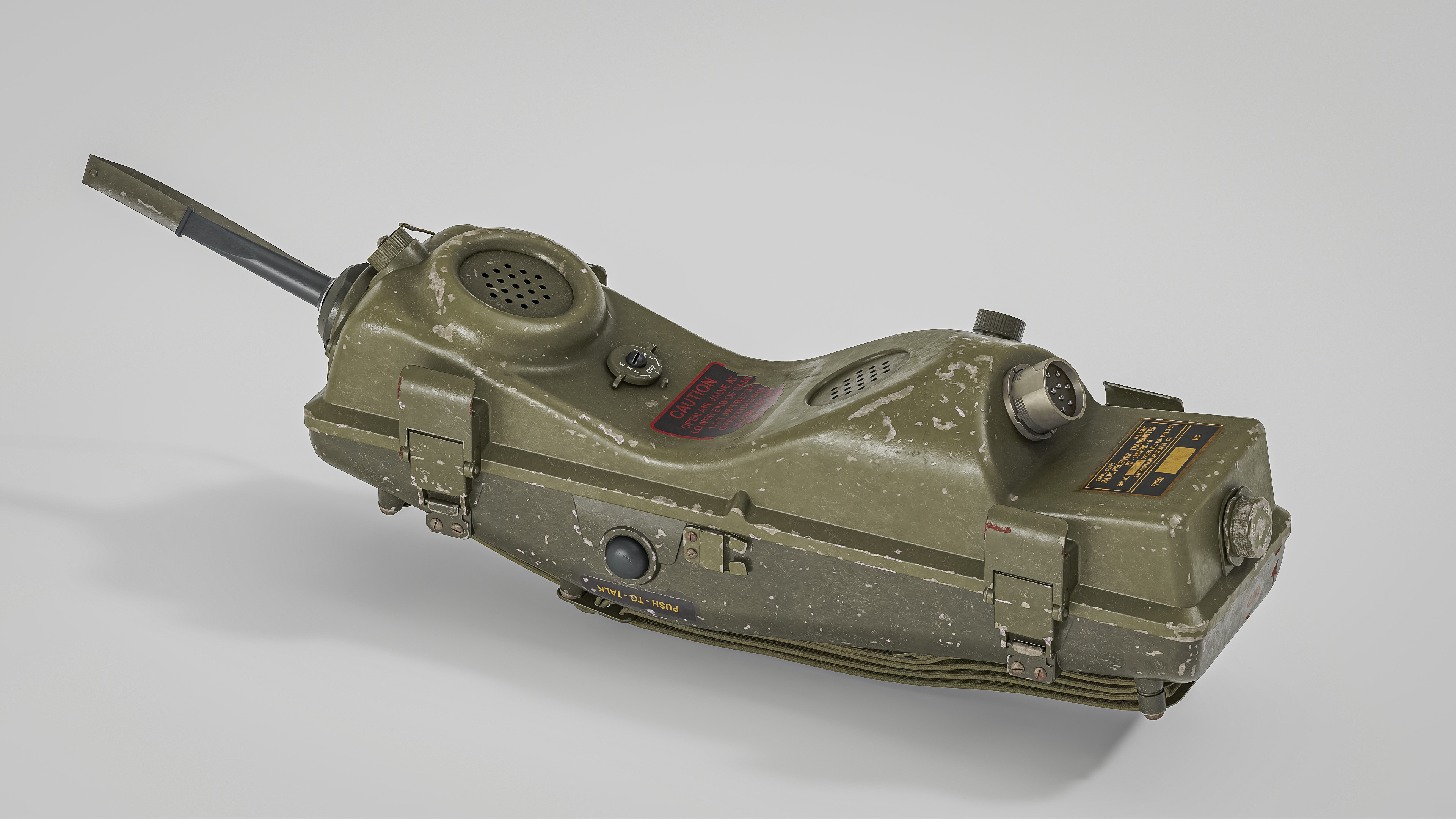 3D model RT-196 PRC-6 Radio VR / AR / low-poly | CGTrader