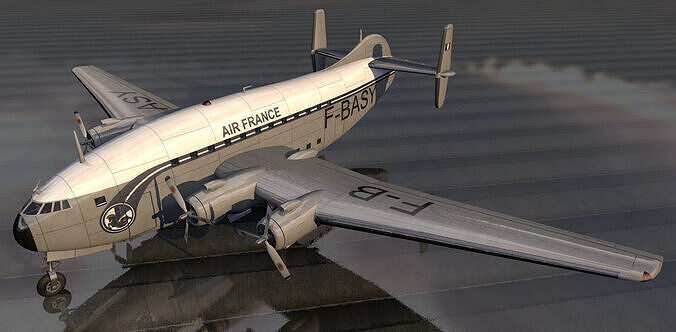 Breguet 763 Deux-Ponts 3D model