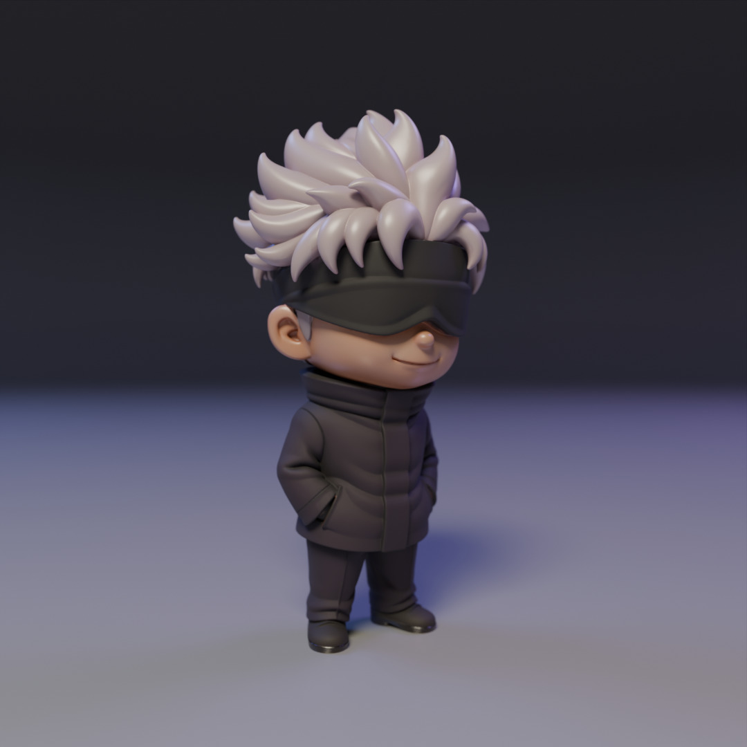 satoru gojo 3D print model_7