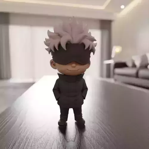 satoru gojo 3D print model satoru gojo 3D print model